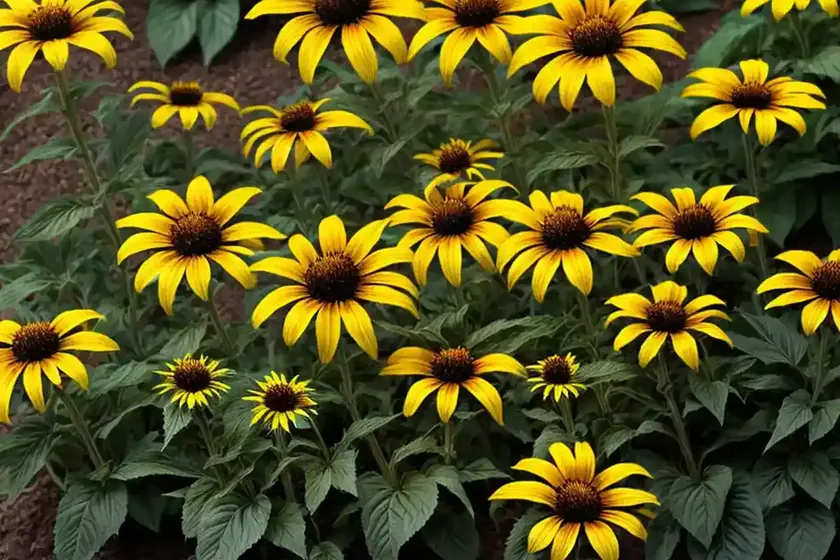 Rudbeckia triloba ‘blackjack gold’ (brown-eyed susan) — photo 2