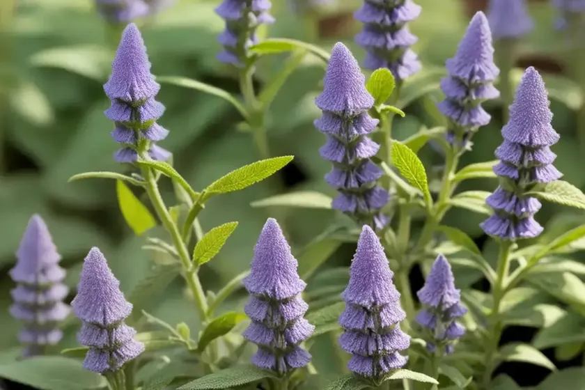 Salvia farinacea ‘fairy queen’ (mealy cup sage) — photo 2