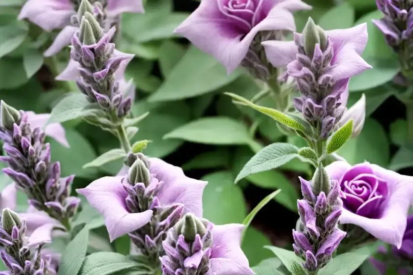 Salvia nemorosa ‘new dimension rose’ (sage)