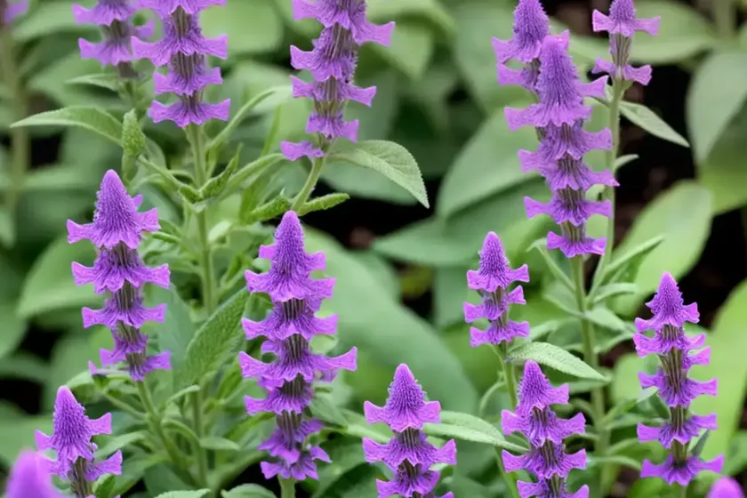 Salvia nemorosa ‘violet riot’ (sage) — photo 2