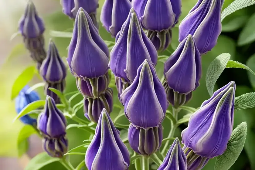 Salvia patens (gentian sage) — photo 2