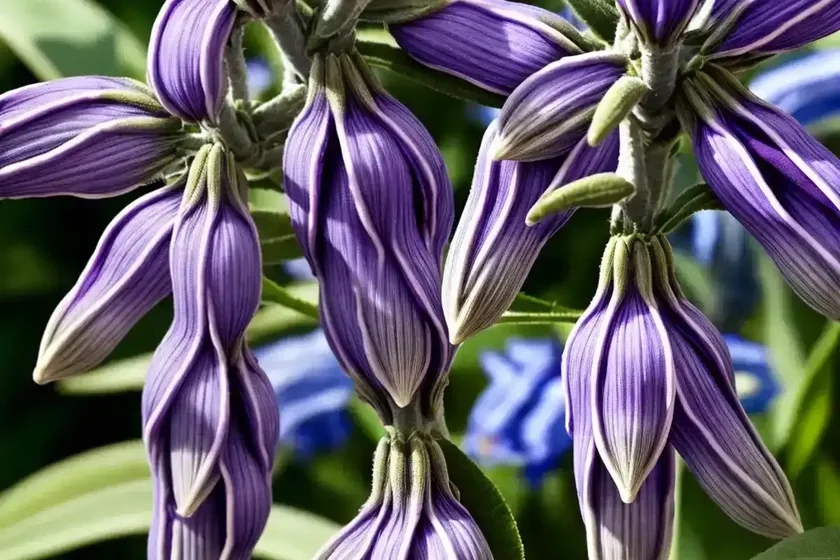 Salvia patens ‘lavender lady’ (gentian sage) — photo 2