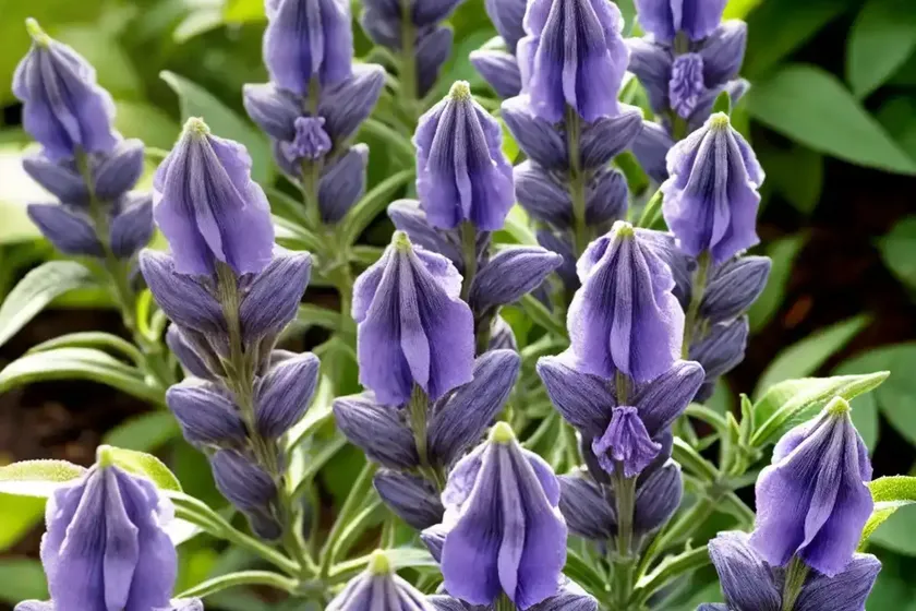 Salvia patens ‘lavender lady’ (gentian sage) — photo 3