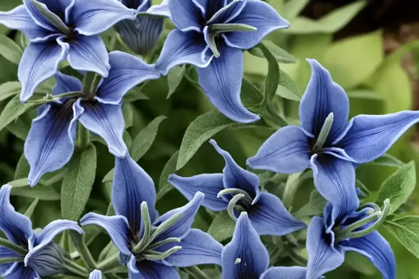 Salvia patens ‘patio deep blue’ (gentian sage) — photo 2