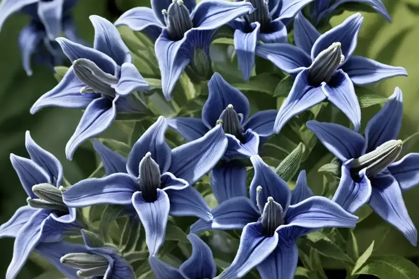 Salvia patens ‘patio deep blue’ (gentian sage) — photo 3