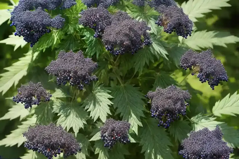 Sambucus nigra subsp. caerulea (blue elderberry) — photo 3