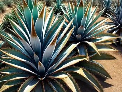 Santa Cruz Striped Agave (Agave Parviflora)