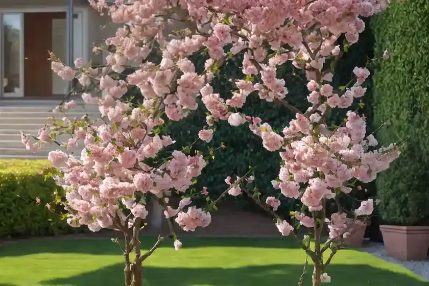 Sargent cherry (prunus sargentii ‘columnaris’) — photo 2