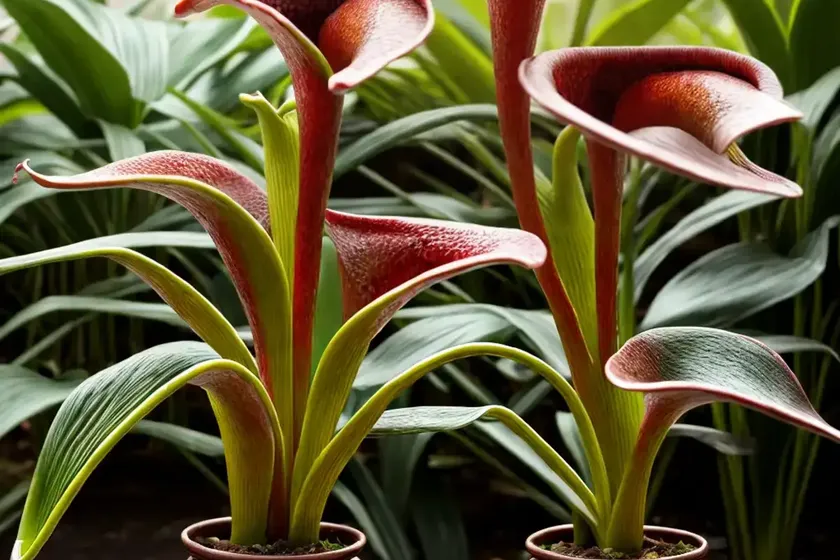 Sarracenia flava var. cuprea (copper top pitcher plant) — photo 2