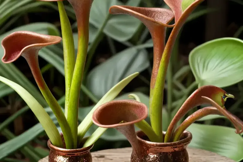 Sarracenia flava var. cuprea (copper top pitcher plant) — photo 3