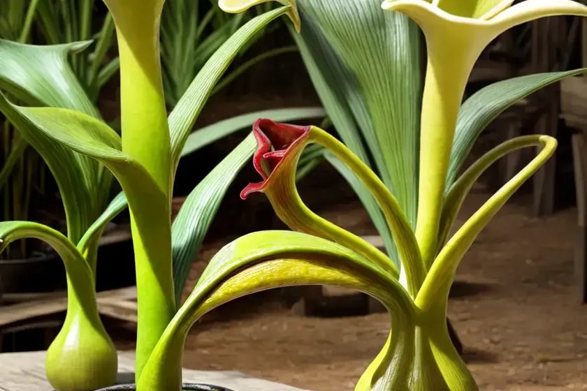 Sarracenia flava (yellow pitcher plant) — photo 2