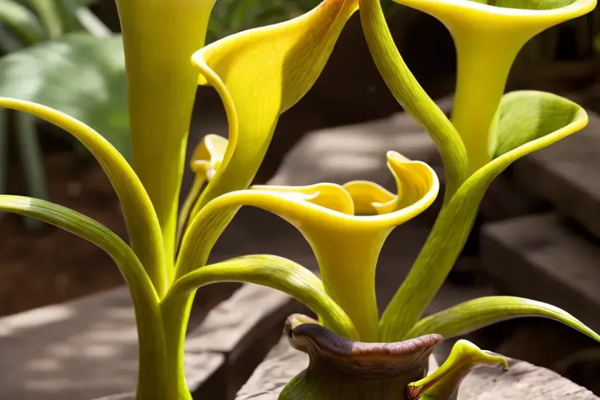 Sarracenia flava (yellow pitcher plant) — photo 3