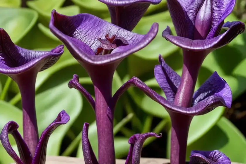 Sarracenia purpurea subsp. venosa (purple pitcher plant) — photo 2