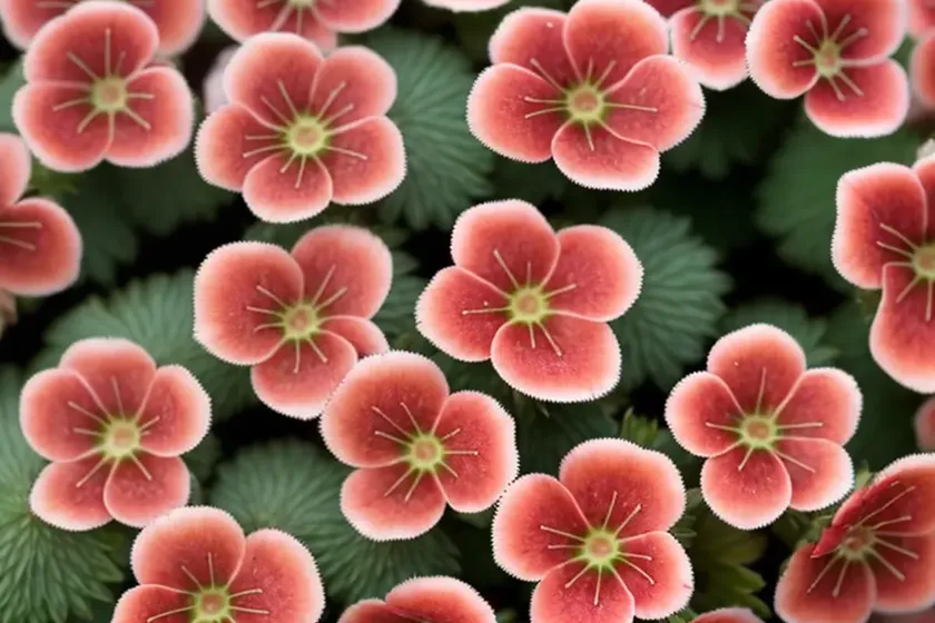 Saxifraga stolonifera ‘maroon beauty’ (strawberry begonia) — photo 3