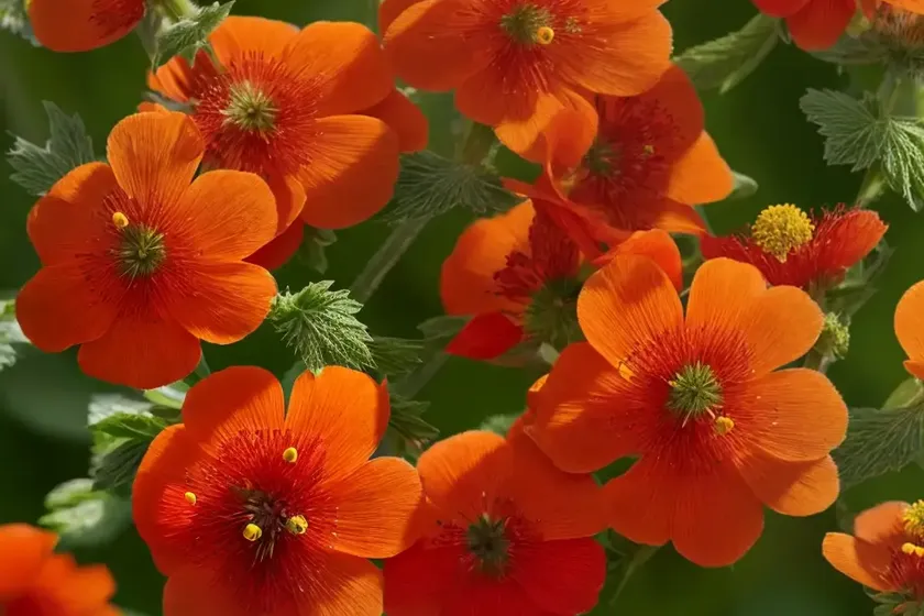 Scarlet avens (geum coccineum) — photo 2