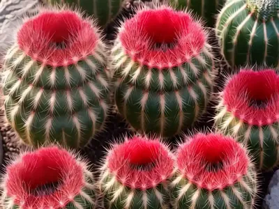 Scarlet Hedgehog Cactus (Echinocereus Coccineus)