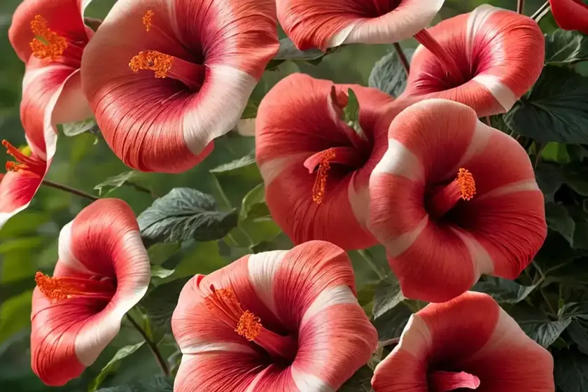 Scarlet rose mallow (hibiscus coccineus) — photo 2