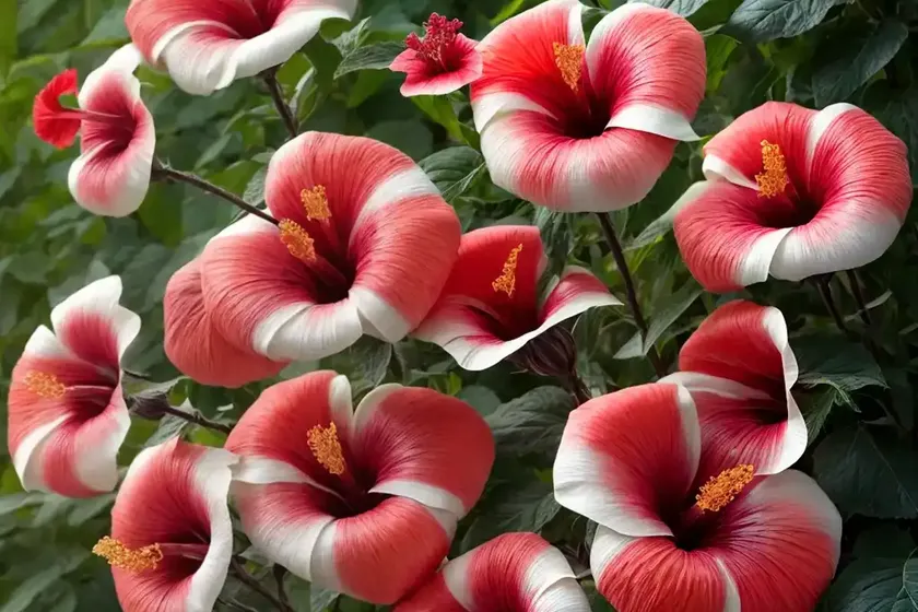 Scarlet rose mallow (hibiscus coccineus) — photo 3