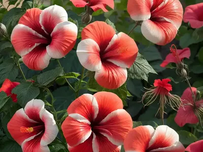 Scarlet Rose Mallow (Hibiscus Coccineus)