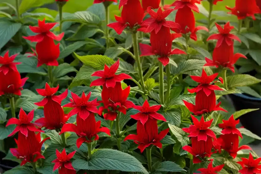 Scarlet sage (salvia splendens) — photo 2