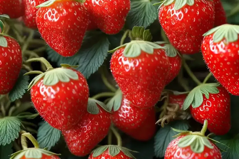 Scarlet strawberry (fragaria virginiana) — photo 2