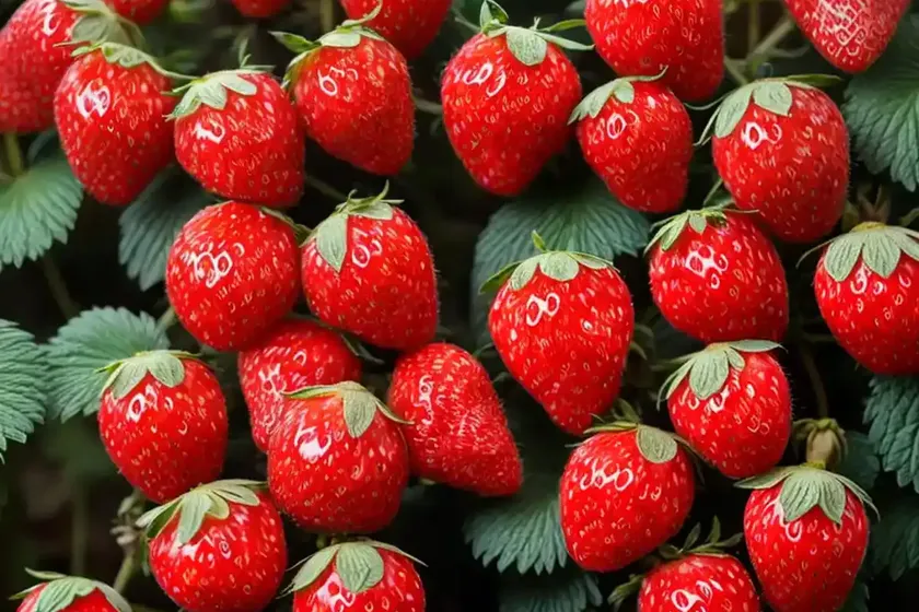 Scarlet strawberry (fragaria virginiana) — photo 3