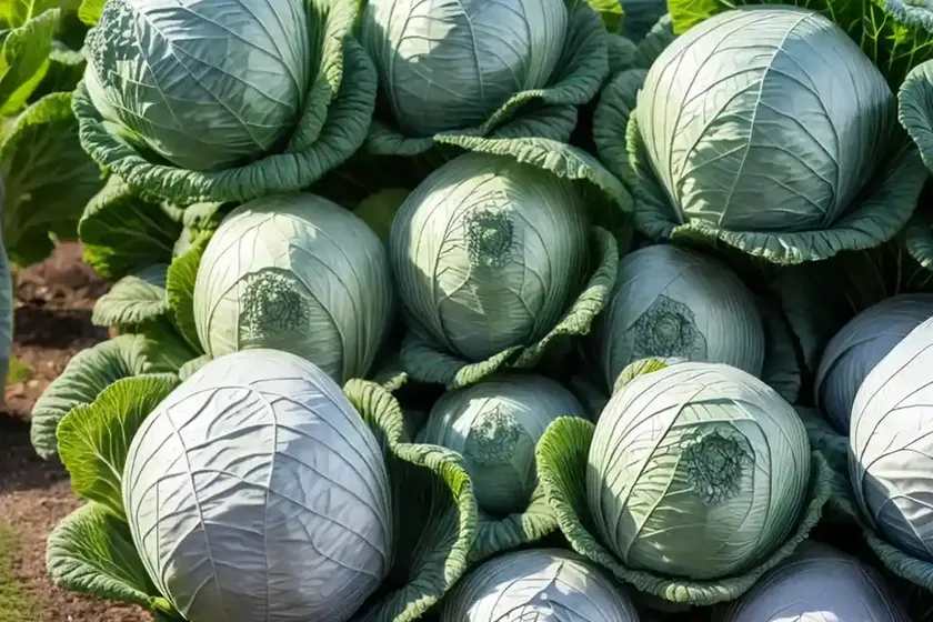 School cabbage (brassica oleracea var. capitata)