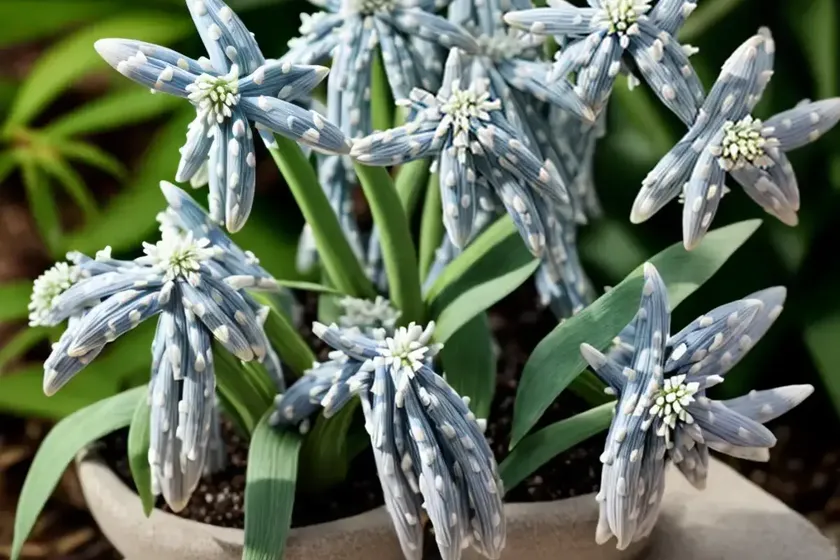 Scilla mischtschenkoana (white squill) — photo 2