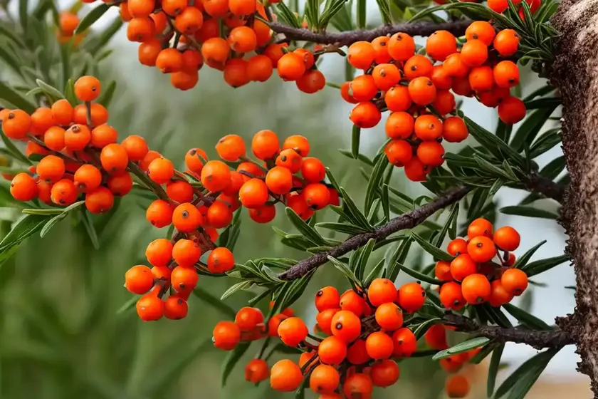 Sea-buckthorn (Hippophae) — photo 3
