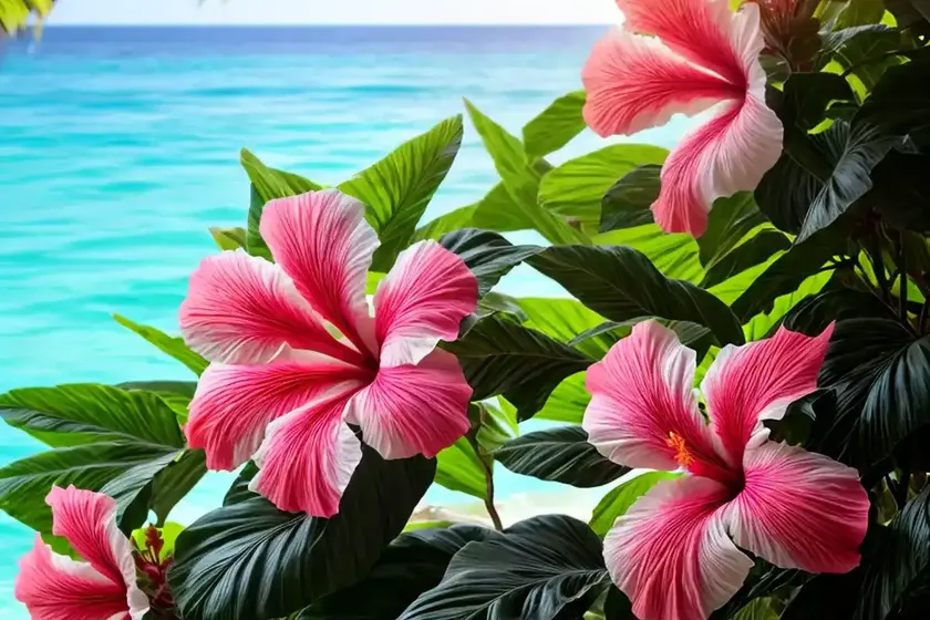 Sea hibiscus (hibiscus tiliaceus) — photo 2