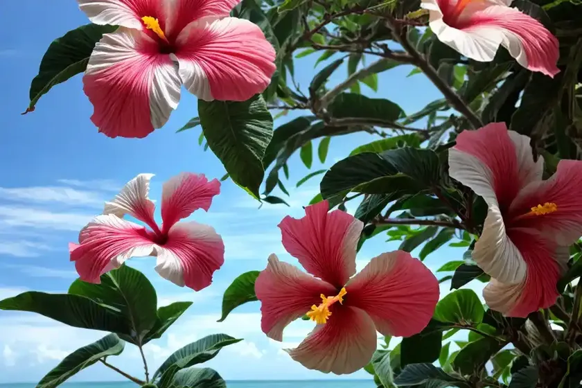 Sea hibiscus (hibiscus tiliaceus) — photo 3
