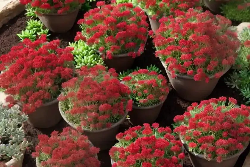 Sedum ‘desert red’ (stonecrop) — photo 3