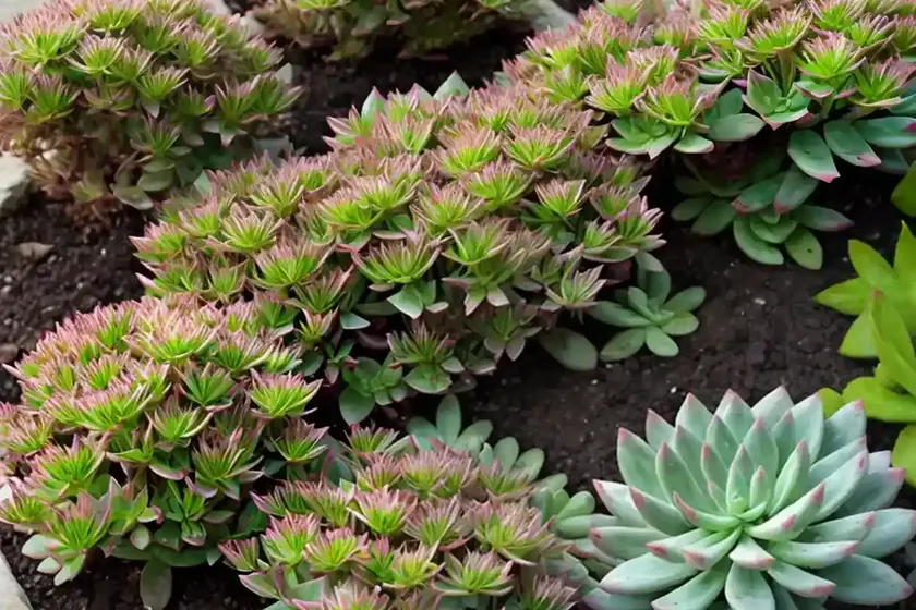 Sedum spectabile ‘neon’ (stonecrop) — photo 3