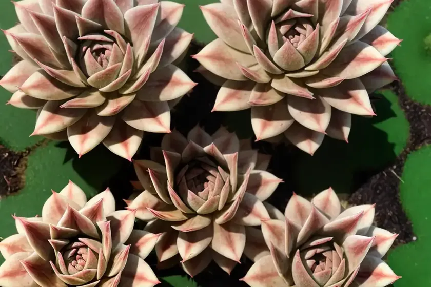 Sempervivum allionii (sempervivum globiferum subs. allionii) — photo 2