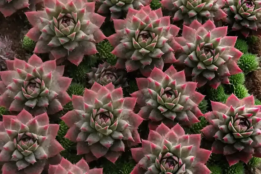 Sempervivum ‘red beauty’ (hens and chicks) — photo 3