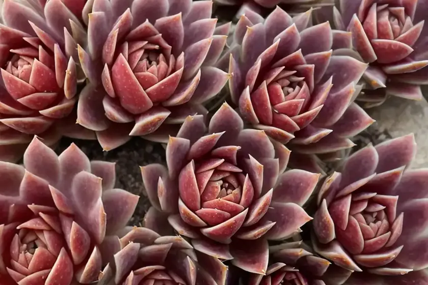 Sempervivum ‘ruby heart’ (hens and chicks) — photo 3