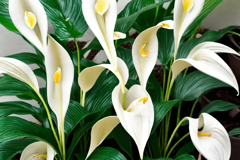 Sensation peace lily (spathiphyllum ‘sensation’) — photo 2