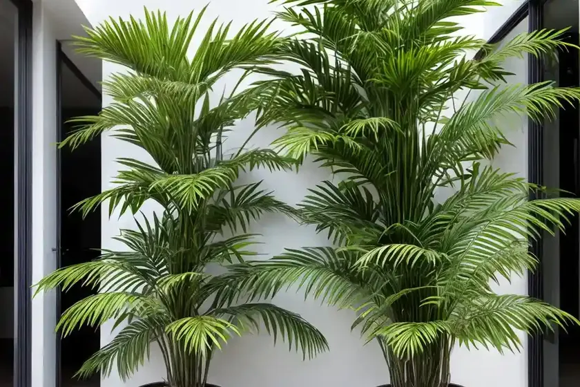 Sentry palm plant (howea belmoreana)