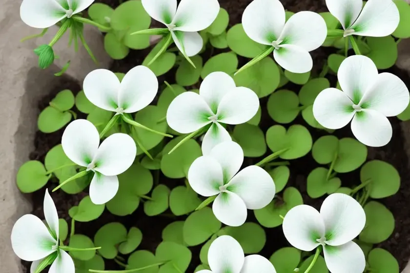 Shamrock plants (oxalis acetosella) — photo 3