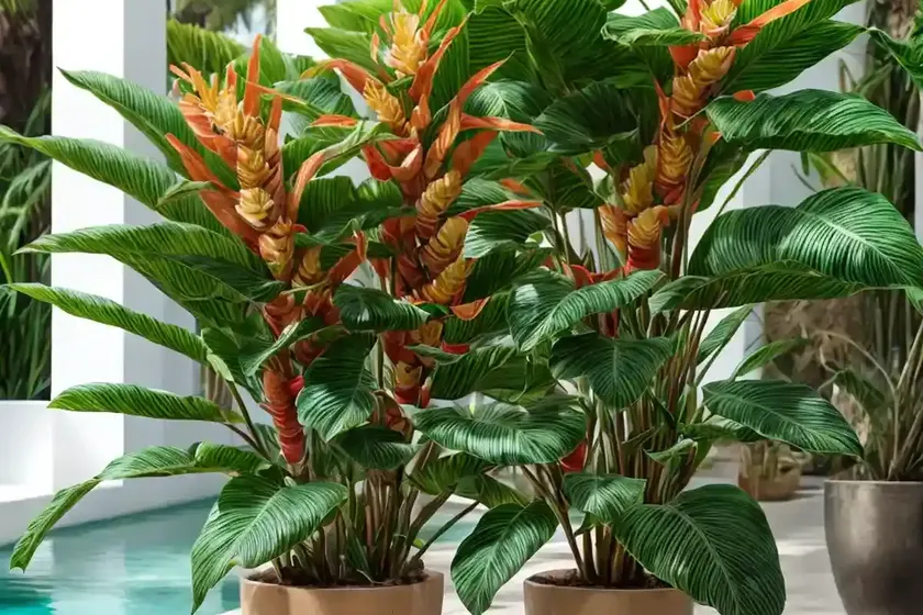 Shell ginger (alpinia zerumbet variegata) — photo 3