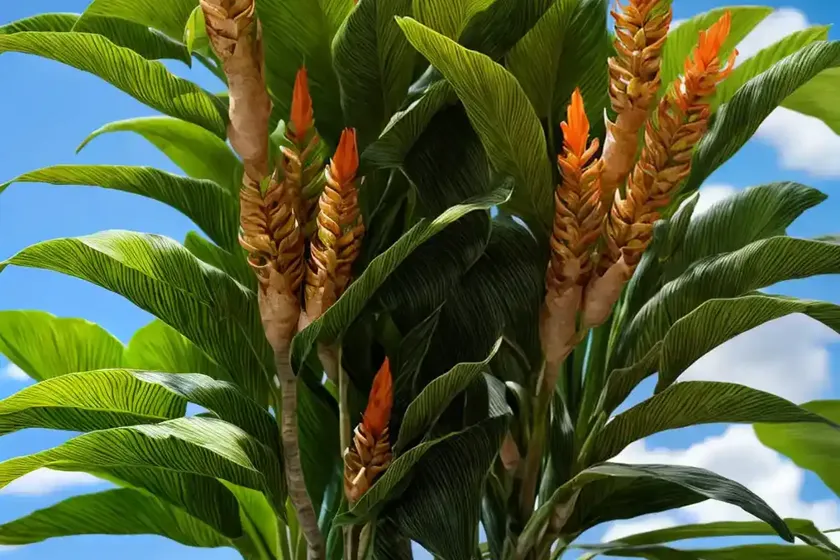 Shell ginger (alpinia zerumbet variegata)