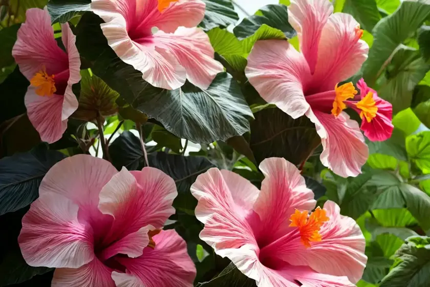 Shoeblackplant (tropical hibiscus) — photo 3