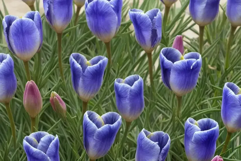 Showy prairie gentian (eustoma grandiflorum) — photo 2