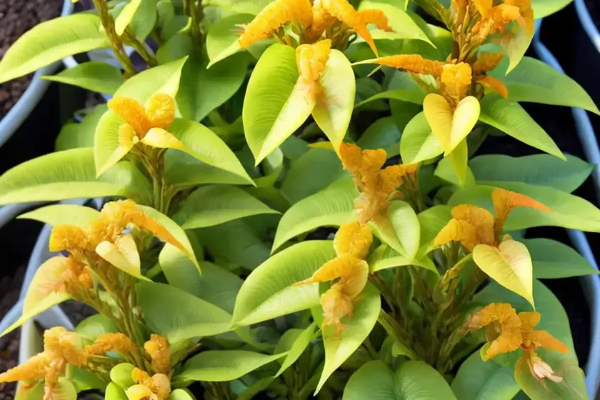 Shrimp plant (justicia brandegeeana ‘yellow queen’) — photo 2