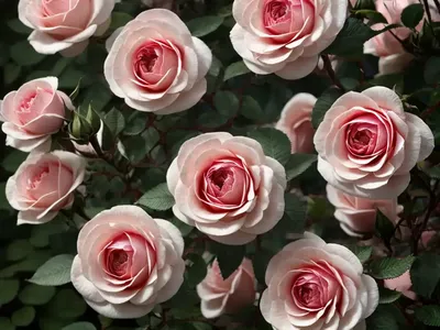 Shrub Rose (Rosa ‘Radyod’ BLUSHING KNOCKOUT)
