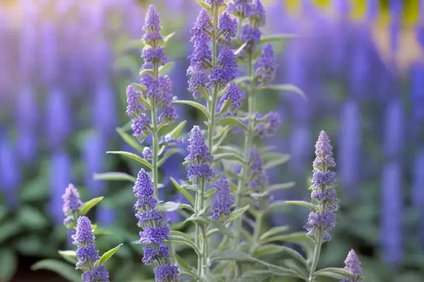 Shrubby blue sage (salvia ballotiflora)