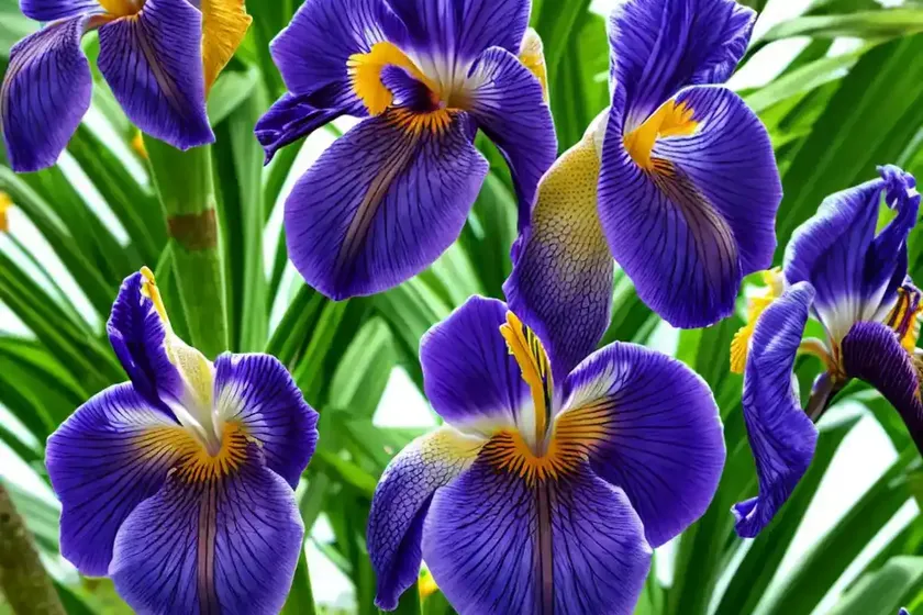 Siberian iris (iris ‘dewful’) — photo 3