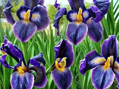 Siberian Iris (Iris ‘Dewful’)