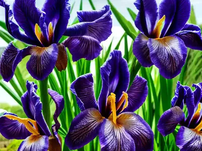 Siberian Iris (Iris ‘Ego’)
