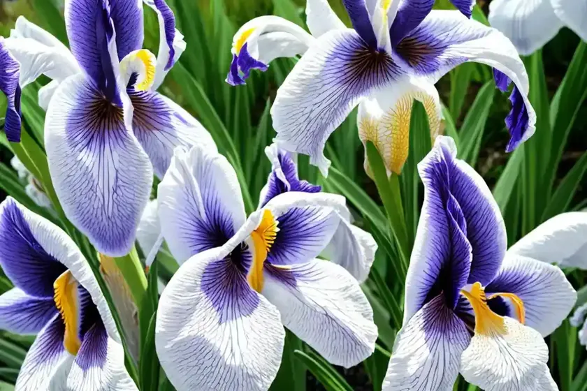 Siberian Iris (Iris ‘Fourfold White’) — photo 2